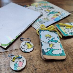 OOAK Whimsical Storybook Junk Journal Ephemera Kit - Adventure Theme